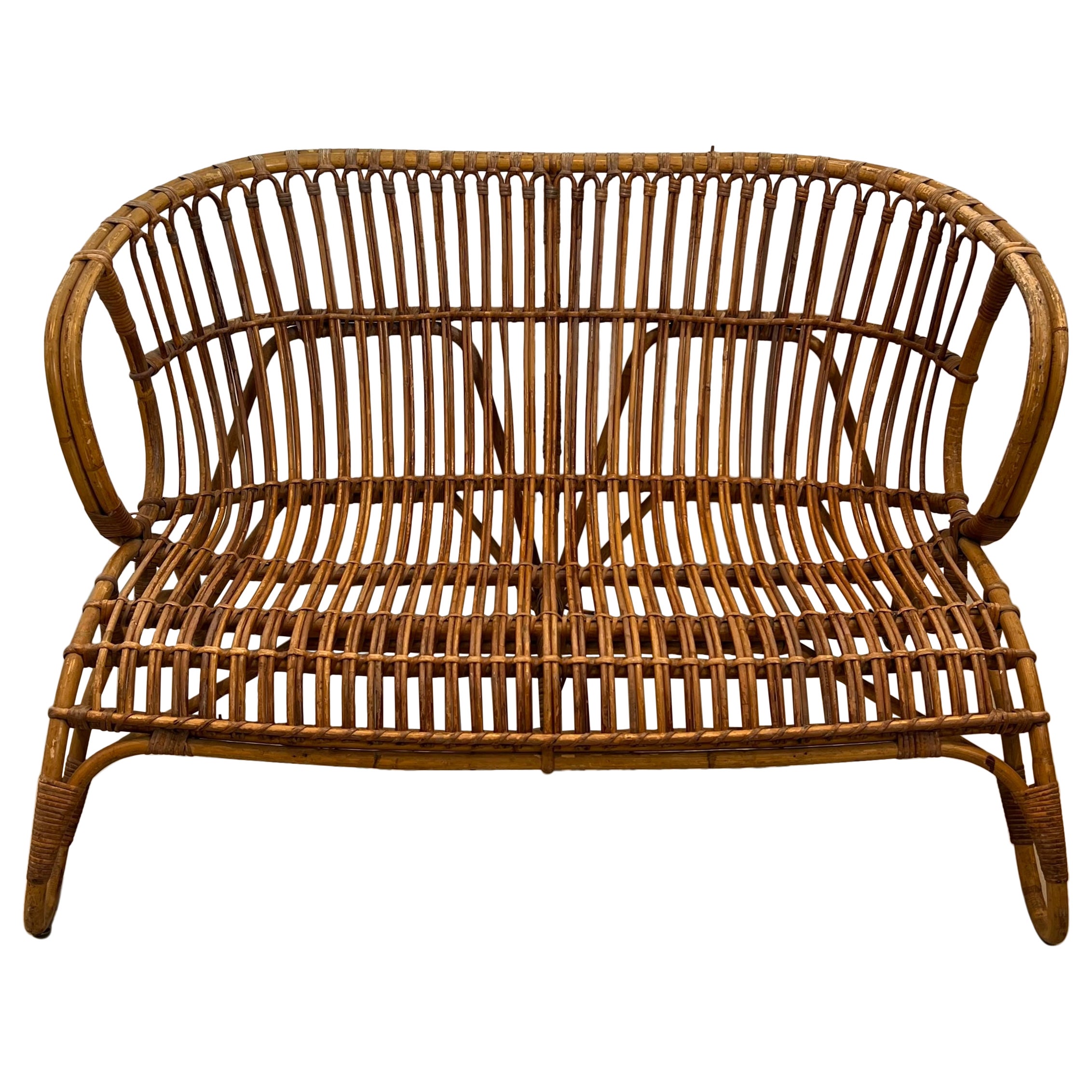 Divano in rattan di design in vendita