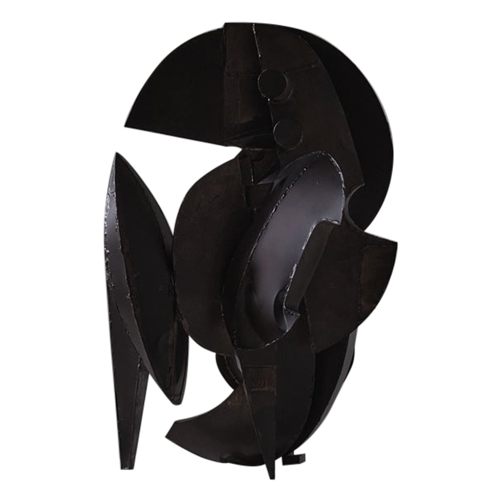Abstract constructivist sculpture in metal by Sergio Ponzio IV, Italy 1971