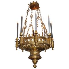 Gothic Revival Chandelier, France, circa 1880