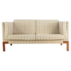 Sofa vintage, rembourrage en laine et teck. Danemark, C.1960