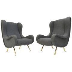 'Senior' Chairs by Marco Zanuso, 1951,very rare early examples with wood frames 11