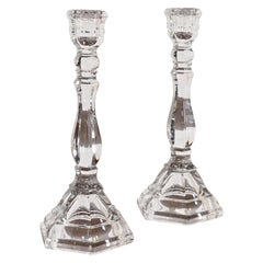 Tiffany & Co. Chandeliers en cristal clair, paire