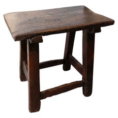 1930s Rustic Wooden Stool Table