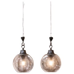 Pair of LS10 " Boccia" lamps designed by Luigi Caccia Dominioni for Azucena