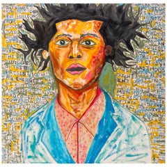 Orielle Caballos Ode to Basquiat Acrylic on Canvas