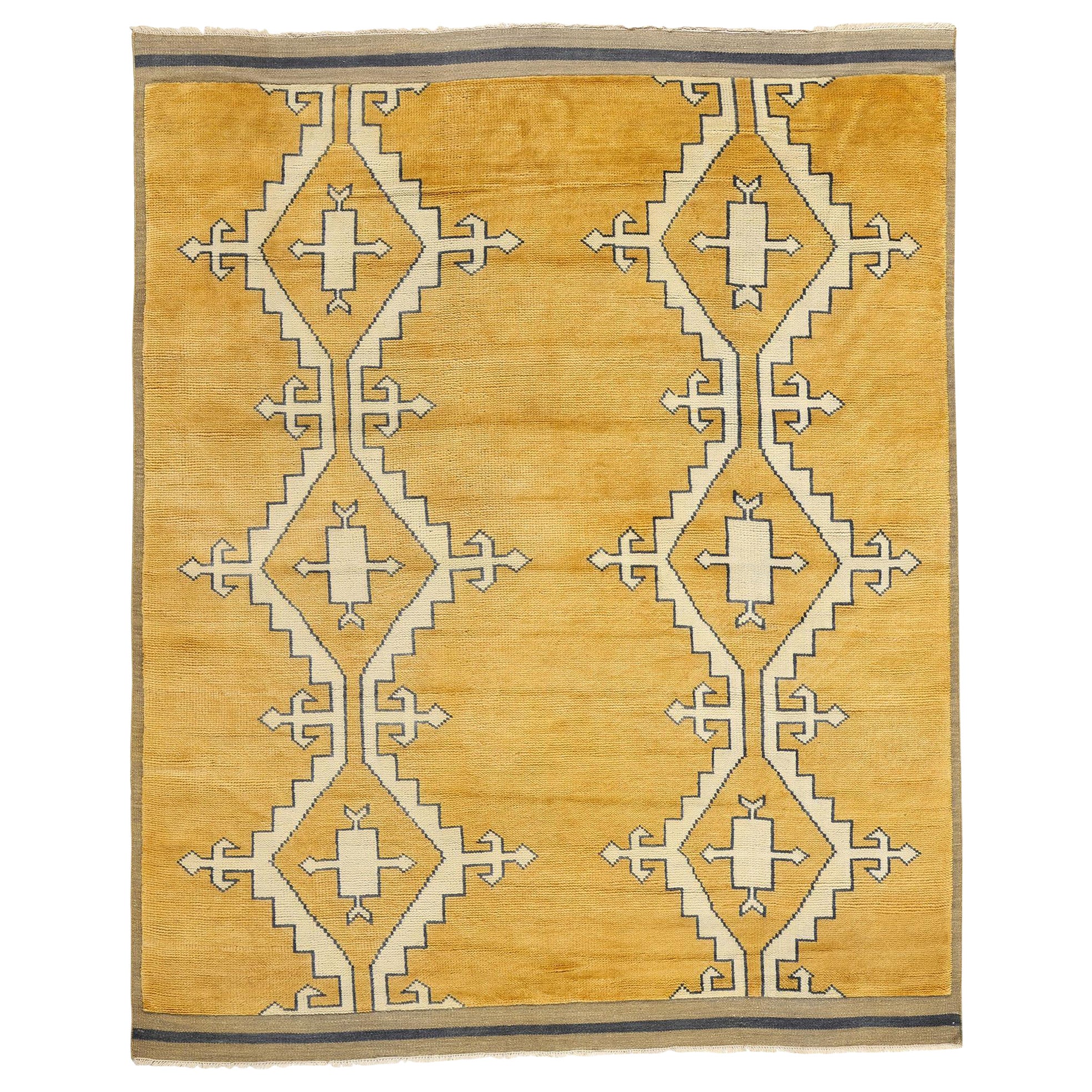 Neu Golden Sahara Talisman Contemporary Marokkanischer Teppich, 08'00 x 09'11