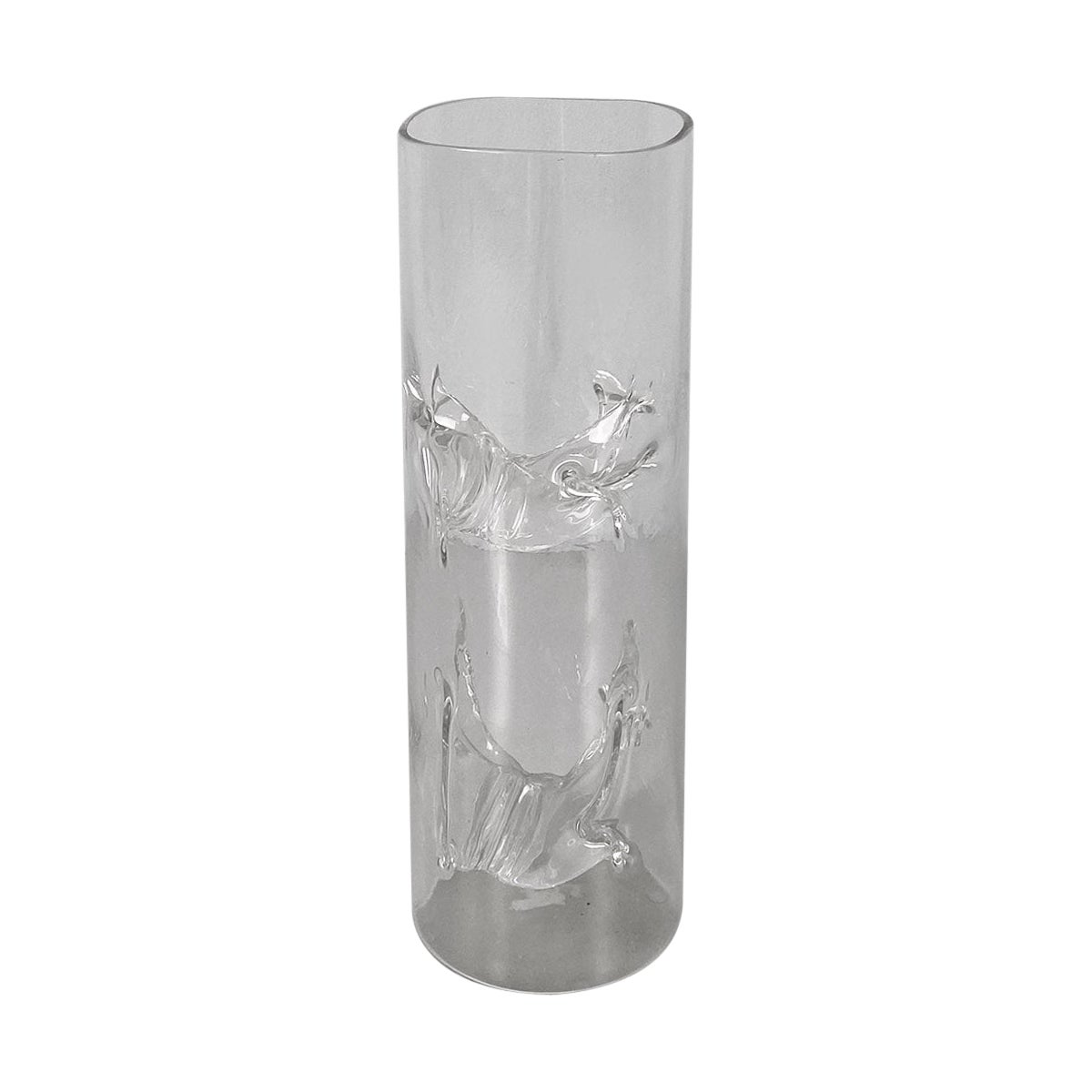 Italian modern Murano glass Membrana vase by Toni Zuccheri for VeArt, 1970s