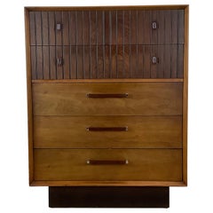 Mid-Century "Tower Suite" Highboy Dresser by Lane