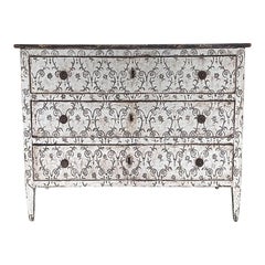 Coffre en bois de pin Arte Povera italien du 19ème siècle - Armoire toscane ancienne unique