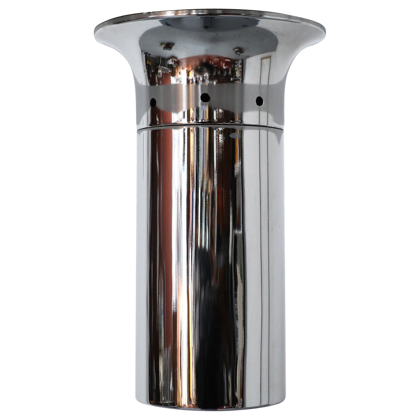 Mid-Century Raak Style Polished Chrome Tubular Ceiling Lights