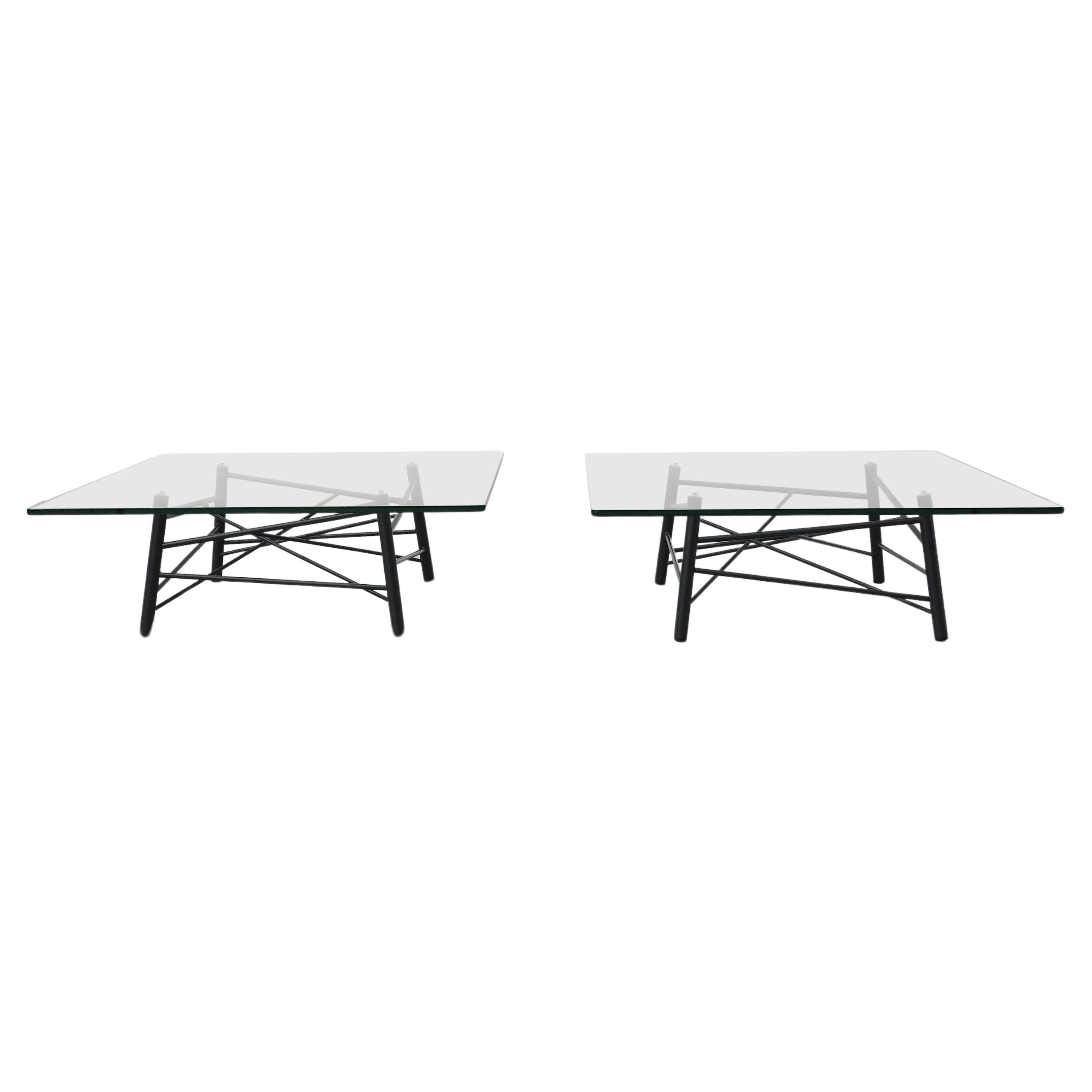 Philippe Nigro Designed Triangolazione Square Side or Coffee Table for Skitsch For Sale