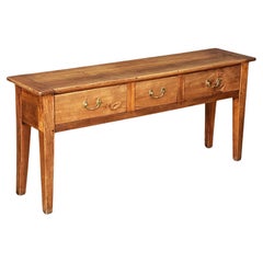French Console Server or Sideboard Table of Cherry