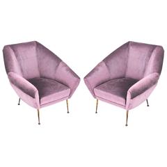 Pair of Italian Midcentury Armchairs