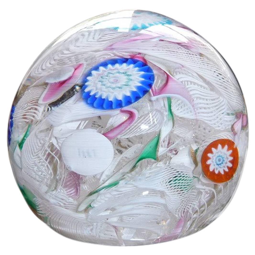 Murano Paperweight Latticino