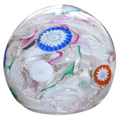 Murano Paperweight Latticino