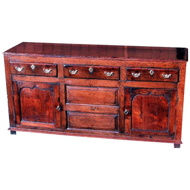 Antique 18th Century Oak Dresser For Sale At 1stdibs