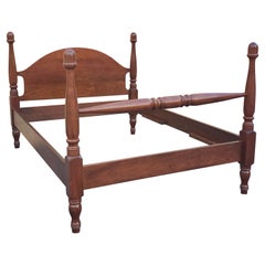 Clore Furniture Hand Made Light Cherry Full Size Poster Bed