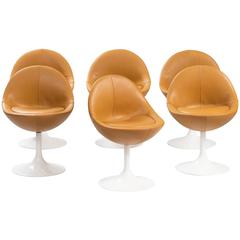 Set of Six Borje Johanson Venus Chairs