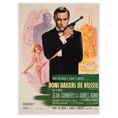AUS RUSSLAND MIT LIEBE  Französisches Moyenne-Filmplakat, BORIS GRINSSON, 1964, 1. Druck