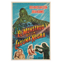 The Creature From The Black Lagoon 1950s Argentinian Film Poster