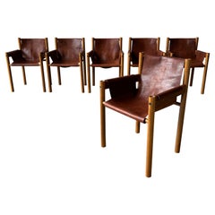 Ibisco Dining Chairs, Italy, 1970s, set of 6