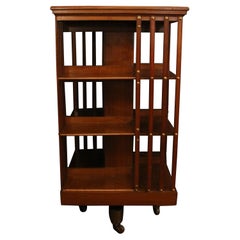Bibliothèque tournante anglaise de la fin du 19e siècle