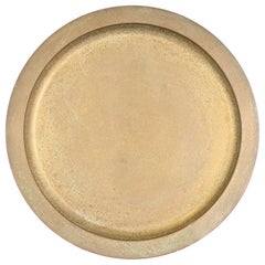 Plato o bandeja de carga grande Tiffany Studios New York Bronce Doré