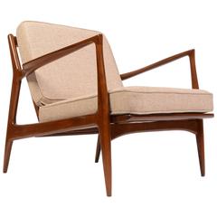 Danish Lounge Chair by Ib Kofod-Larsen for Selig, Restored