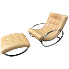 1970’s Renaldo Zeri "Ellispse" Italian Chrome Rocker