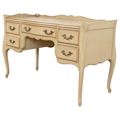 Bemalter Schreibtisch im französischen Louis-XV-Stil, John Widdicomb zugeschrieben, Französische Provence, um 1960