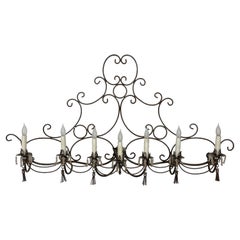 Beautiful Vintage French Six Candle Wall Sconce