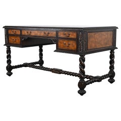 Maitland Smith Jacobean Style Desk Signed