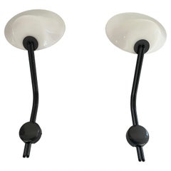 Modell „Parter“ Paar XL-Wandleuchter von Achille Castiglioni für Flos, 1970er Jahre, Italien