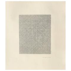Vintage Russell Forester, Abstract Drawing, 1977