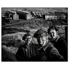 W. Smith & Smith "WELSH MINERS" Stampa incorniciata con marchio dell'azienda, 1950