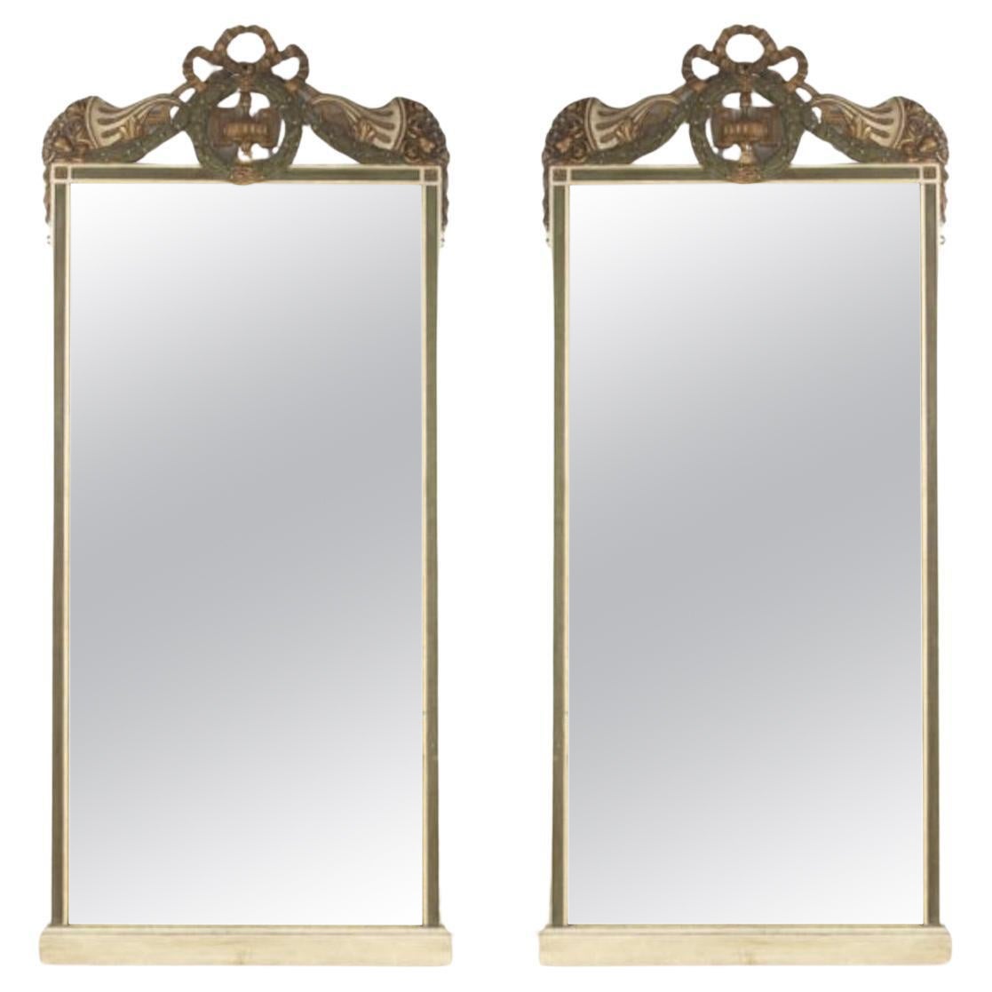 Pair of 19th Century Decorative French Mirrors