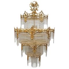 Very Huge Murano Glass Chandelier 8