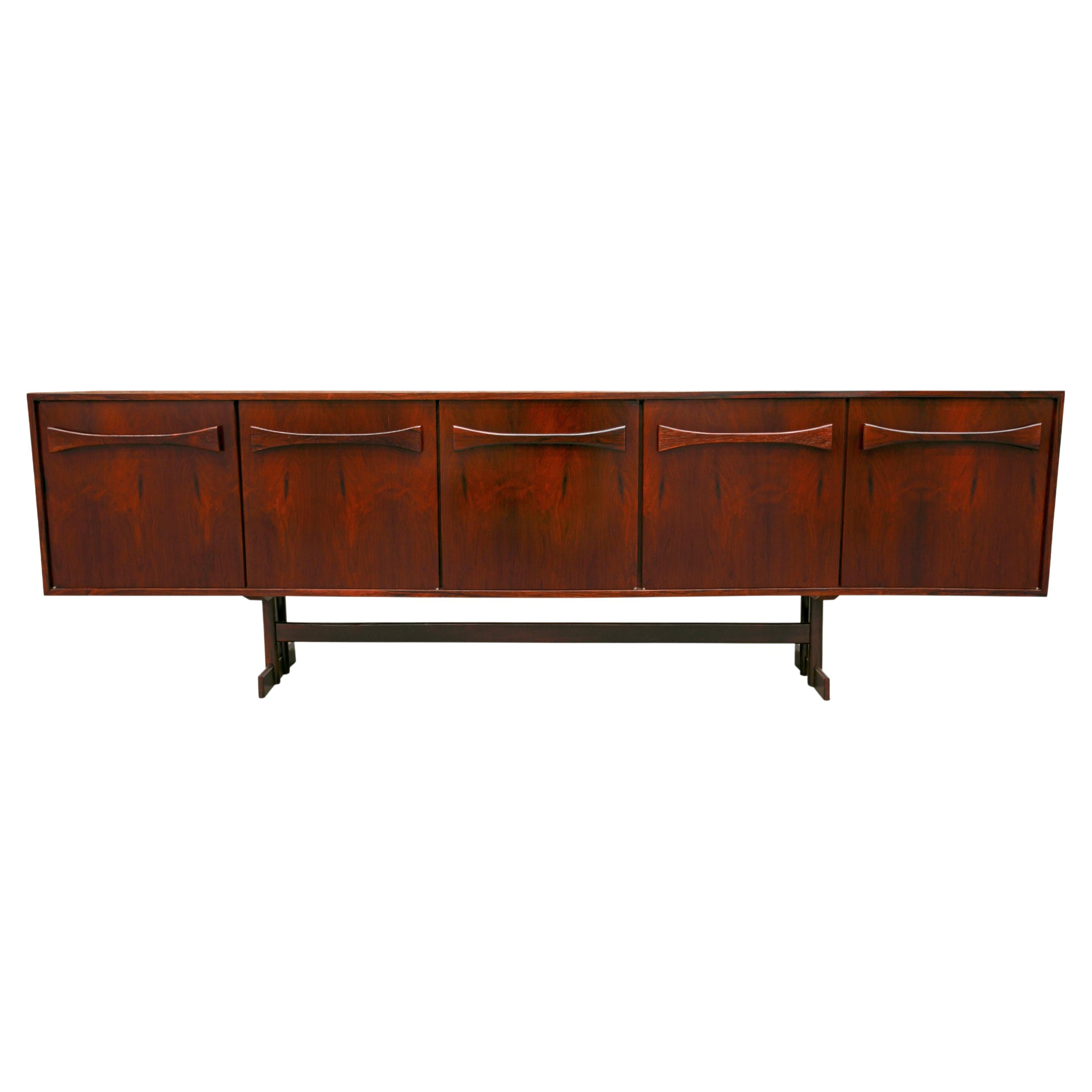 Brazilian Modern Credenza in Hardwood by Novo Rumo, 1960s