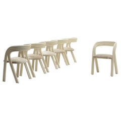 Set of 6 dining chairs by Axel Enthoven for Rohé, 1970s The Netherlands.