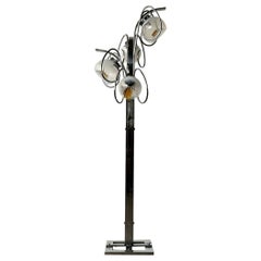 Rare floor lamp by Toni Zuccheri for Mazzega, 1970s Italy