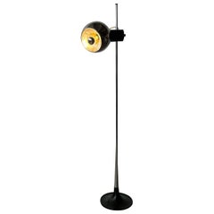 Goffredo Reggiani magnetic eyeball floor lamp, Italy 1970s