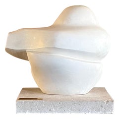 Large plaster abstract sculpture by Frederick Leslie Kenett