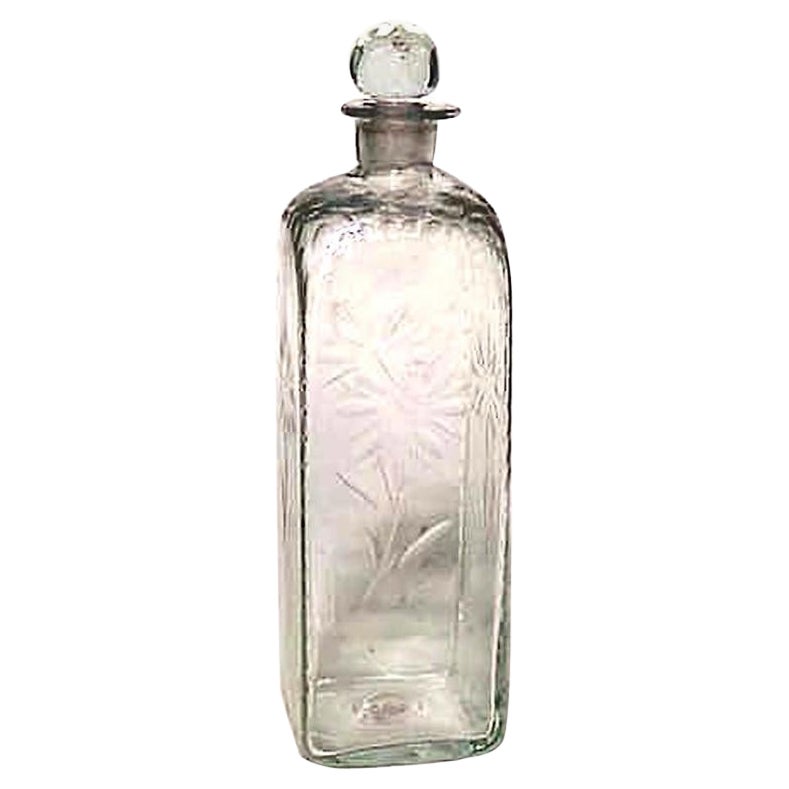 Estuche Victoriano Inglés de Caoba para Juego de Tantalus