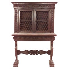 Italian Renaissance Style Walnut Cabinet