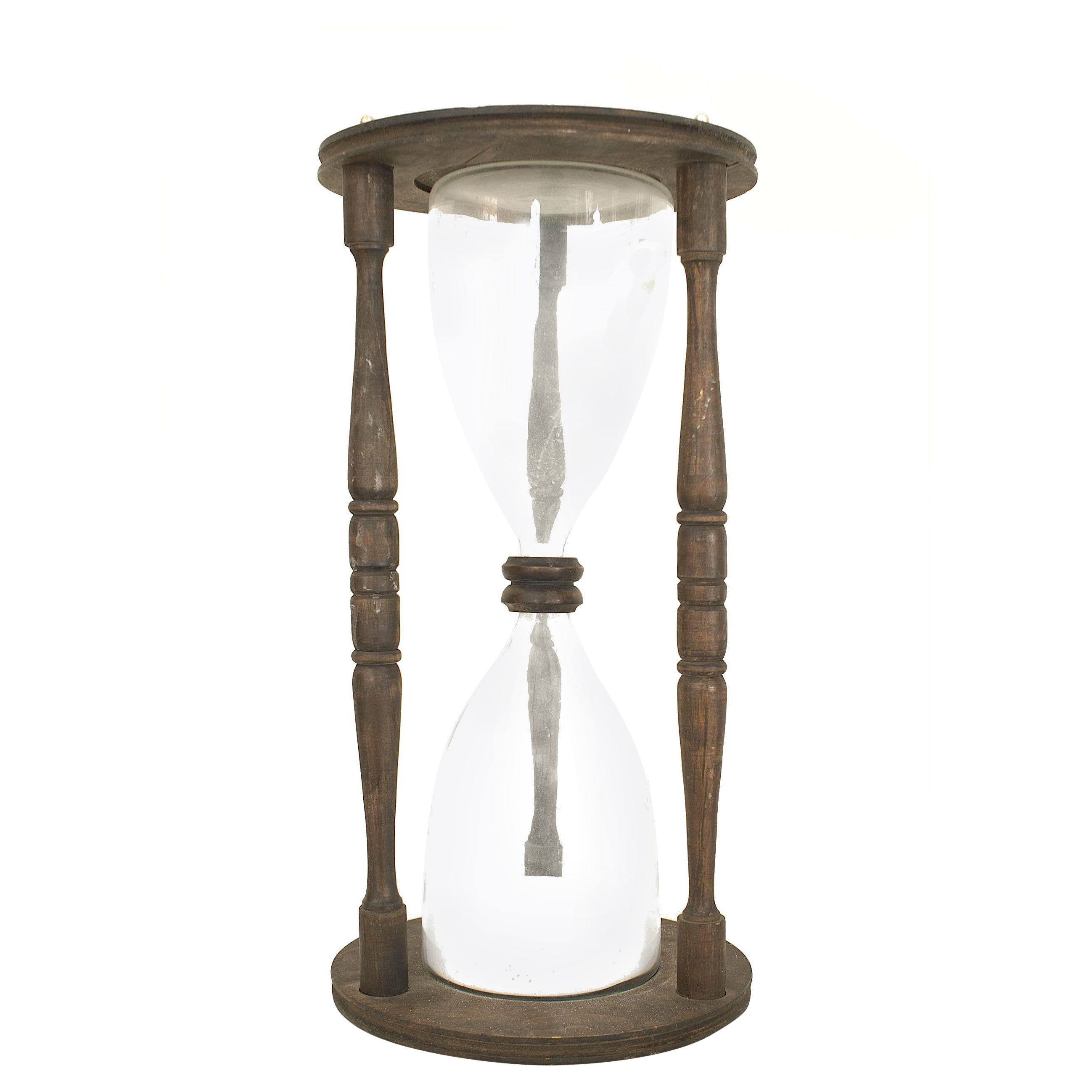 English Renaissance Wood Hour Glass