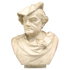 Buste de Wagner en porcelaine de Parian