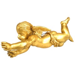 Louis XV Bronze Dore Cupid