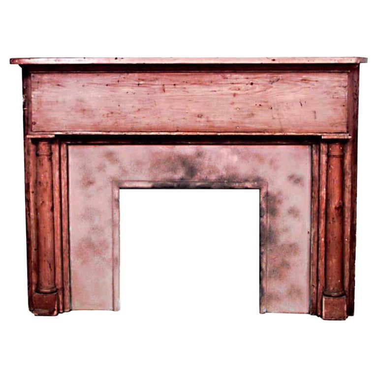 Cheminée Country Stripped Pine en vente