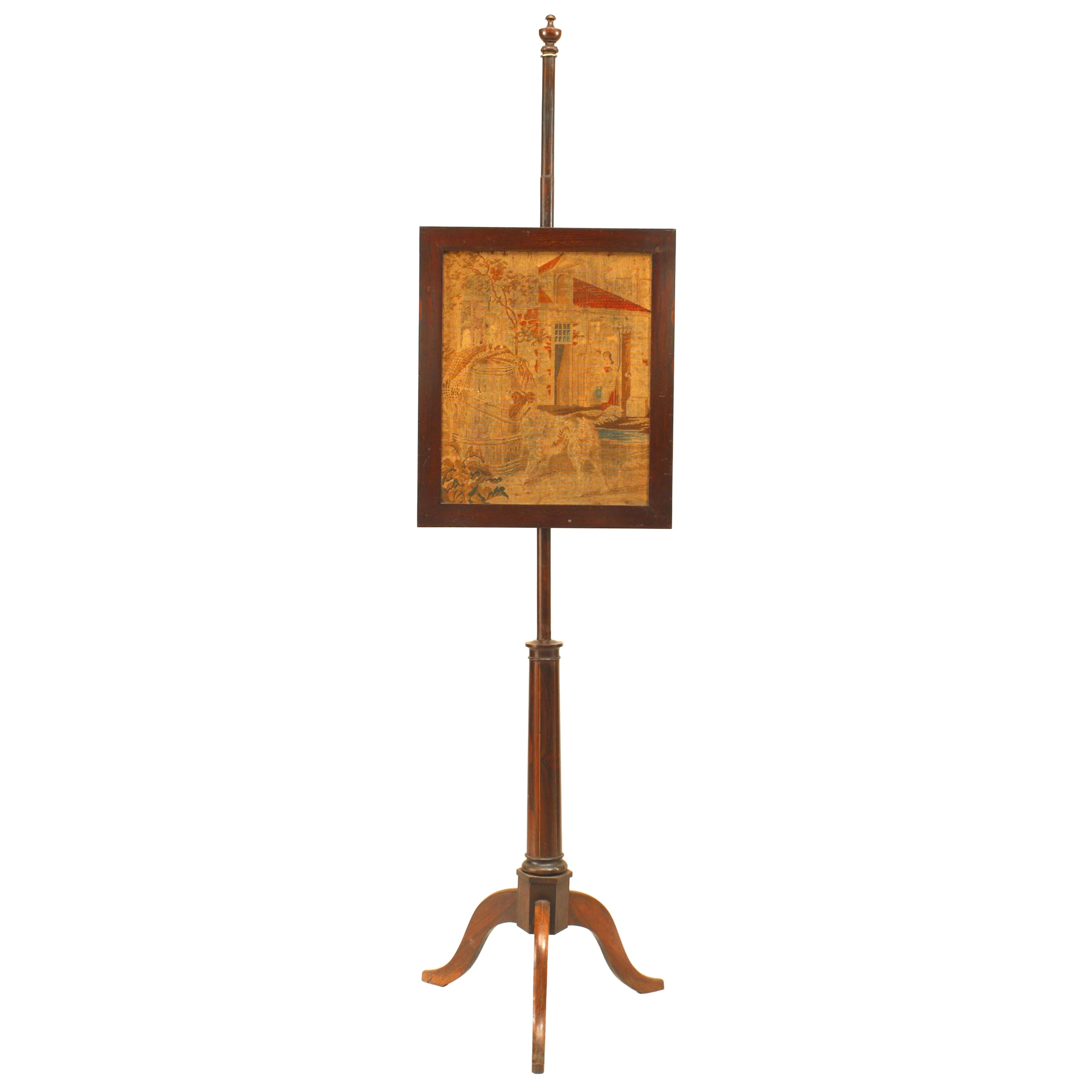 Paravent anglais Sheraton Rosewood en vente