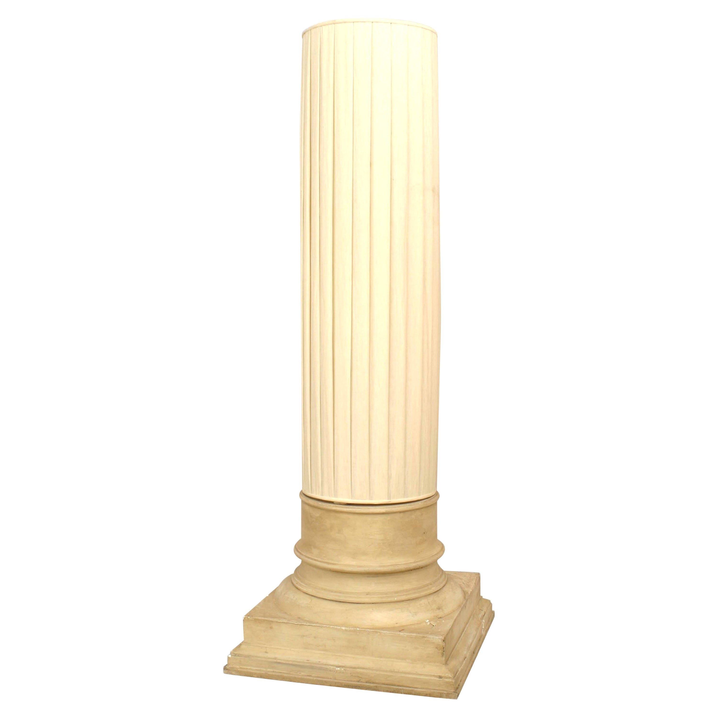 Italienische Stehlampe in Form einer Säule aus der Mitte des Jahrhunderts